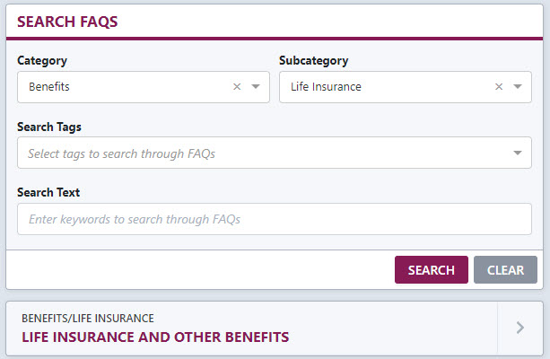 HR HelpDesk Artificial Intelligence - FAQ Search