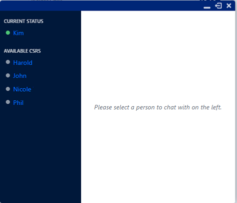 Available CSRs